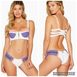 Beach Bunny Endless Summer Colorblock Bikini Set L/XL